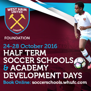 Soccer Schools are back for October Half Term!  