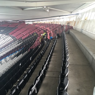 London Stadium seating issues rectified 