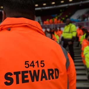 Stewards at London Stadium
