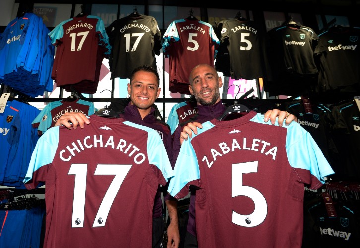 west ham chicharito jersey