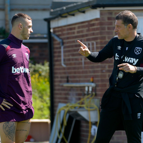 Marko Arnautovic and Slaven Bilic