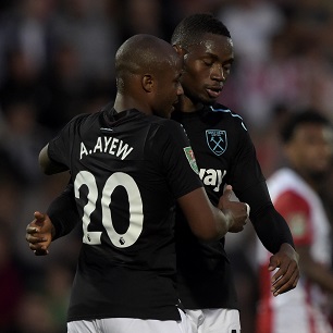 Andre Ayew and Diafra Sakho