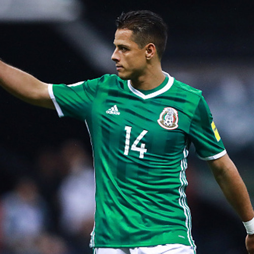 Chicharito in action for Mexico