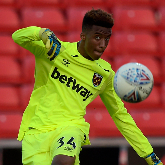 Nathan Trott has been selected in England's U20s