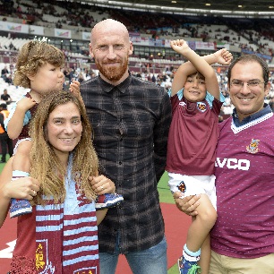 The Buzio family enjoyed an unforgettable day at London Stadium