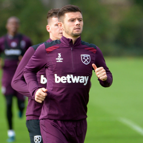 Aaron Cresswell training