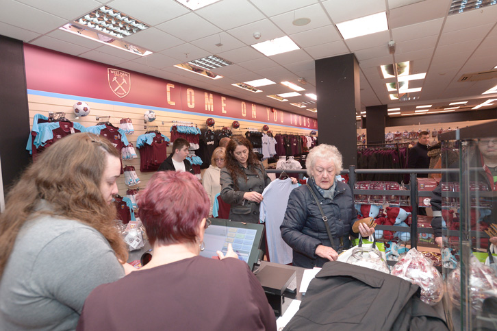 West ham shop store uk