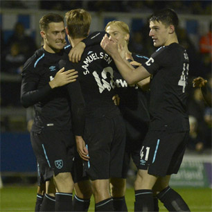 The Hammers were Checkatrade Trophy winners against Bristol Rovers