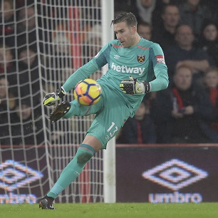 Adrian in action at AFC Bournemouth