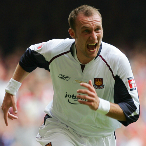 Dean Ashton celebrates against Liverpool