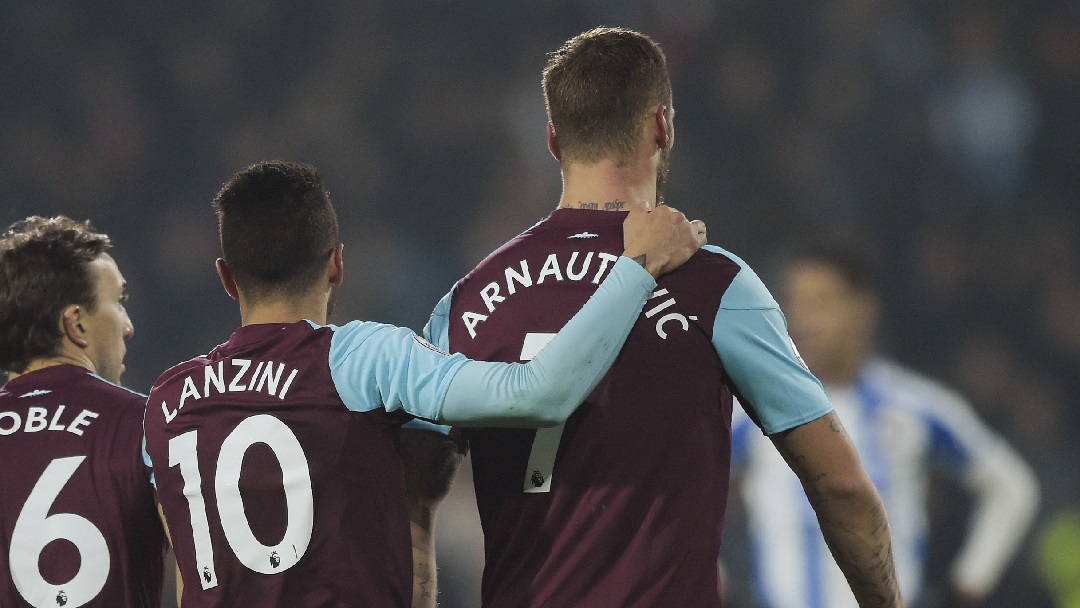 Manuel Lanzini and Marko Arnautovic