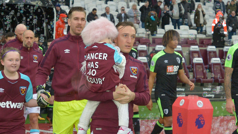 Isla Caton with Mark Noble