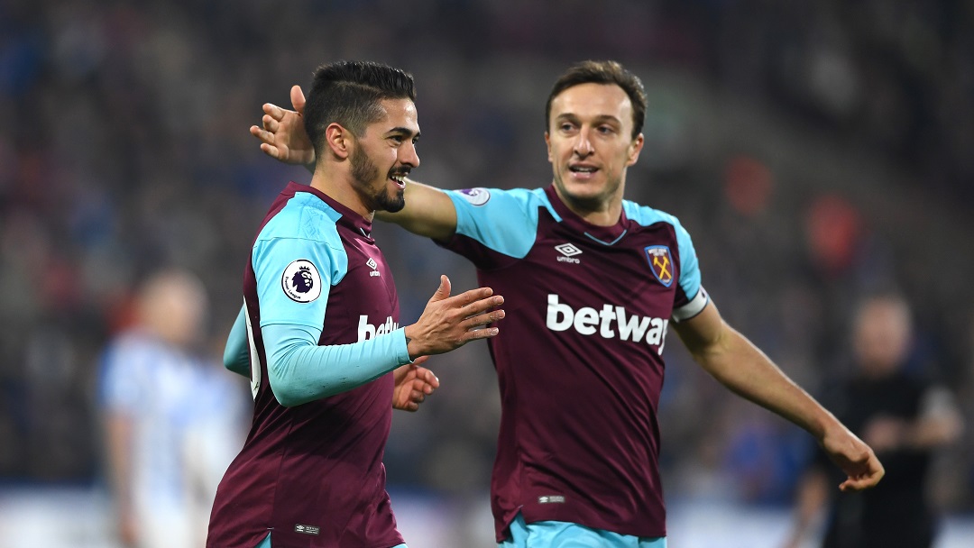 Manuel Lanzini and Mark Noble