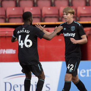 Manchester United 0-3 West Ham United U23