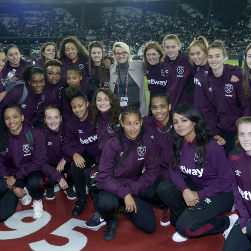 Karen Ray and the West Ham United Ladies