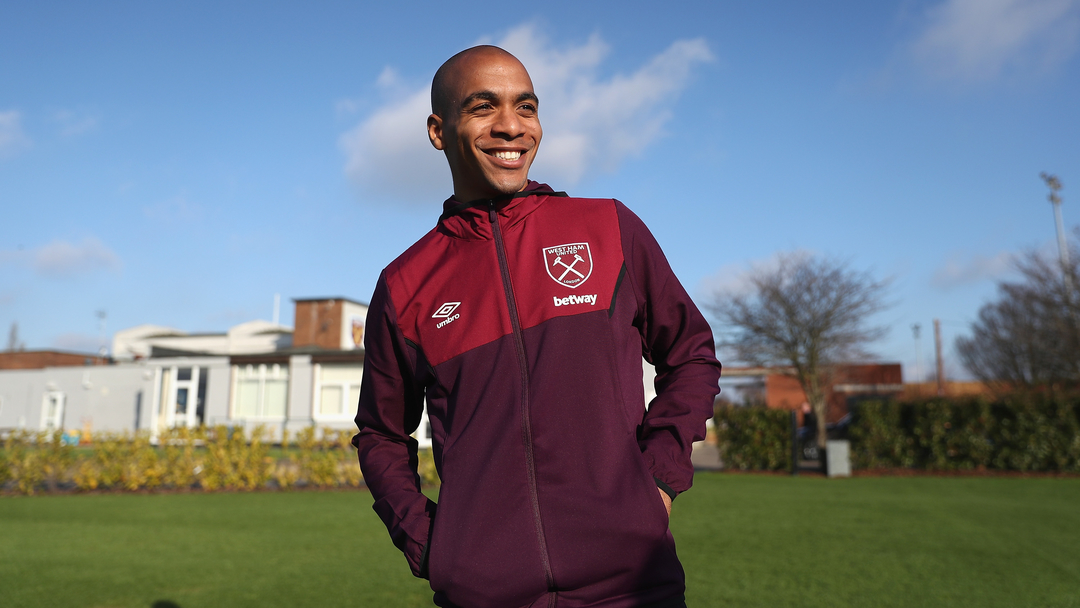 Joao Mario in training at Rush Green