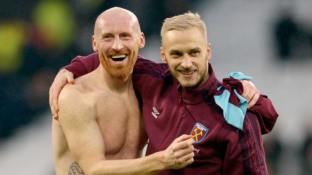 James Collins and Marko Arnautovic