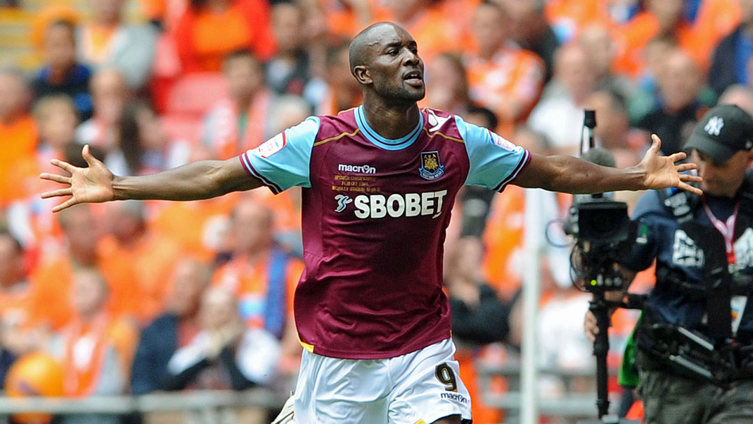 Carlton Cole's 2012 Play-Off final goal was one of 68 he scored for West Ham United