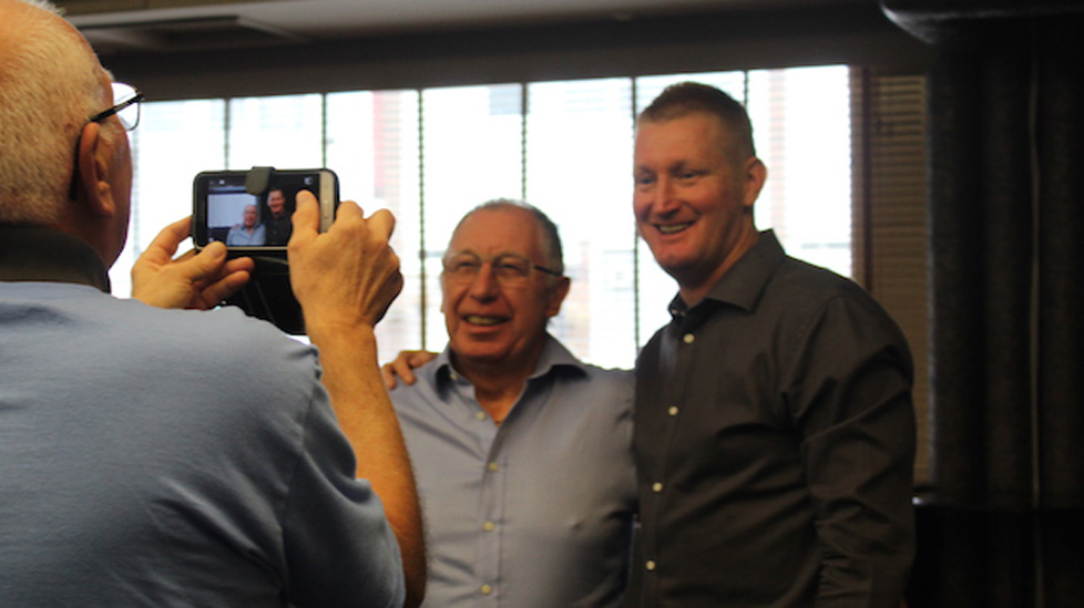 Steve Lomas at the Any Old Irons group