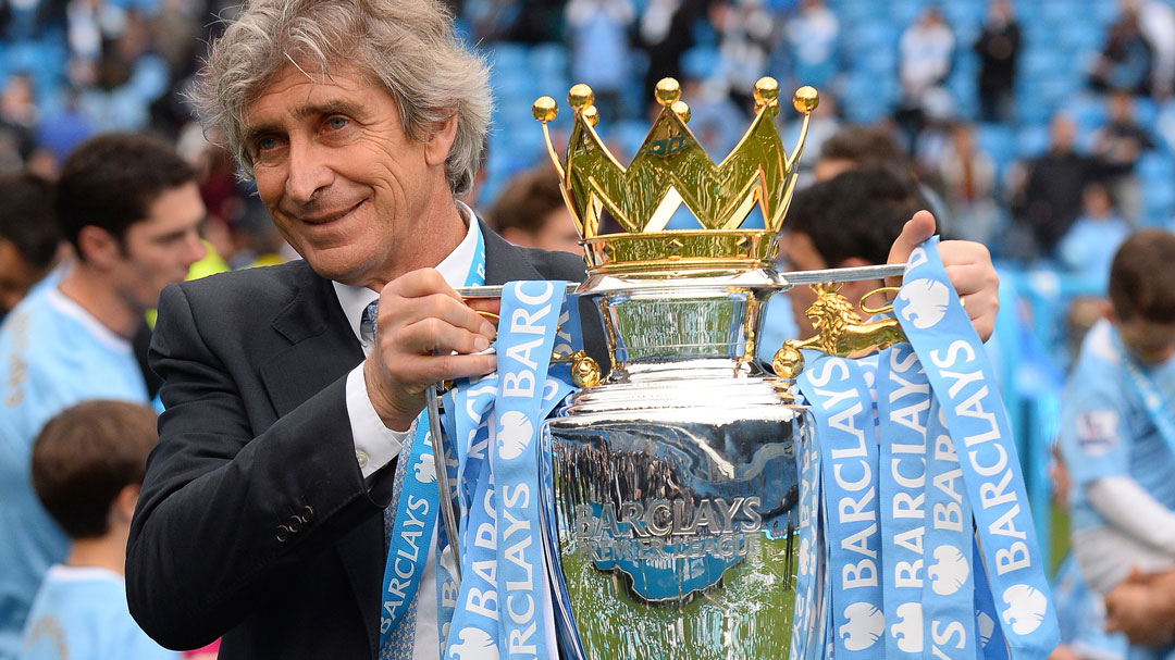 Manuel Pellegrini led Manchester City to the Premier League title in 2014