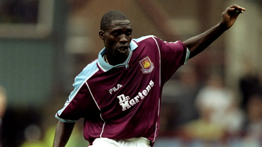 Marc-Vivien Foe in West Ham United colours