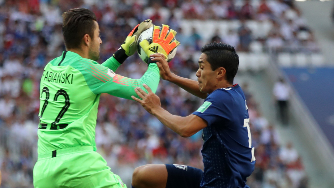 Lukasz Fabianski made three important first-half saves against Japan