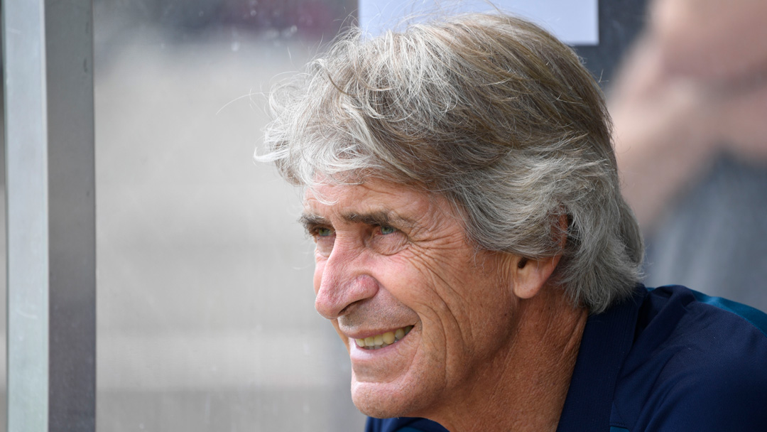 Manuel Pellegrini watches West Ham in action in Winterthur