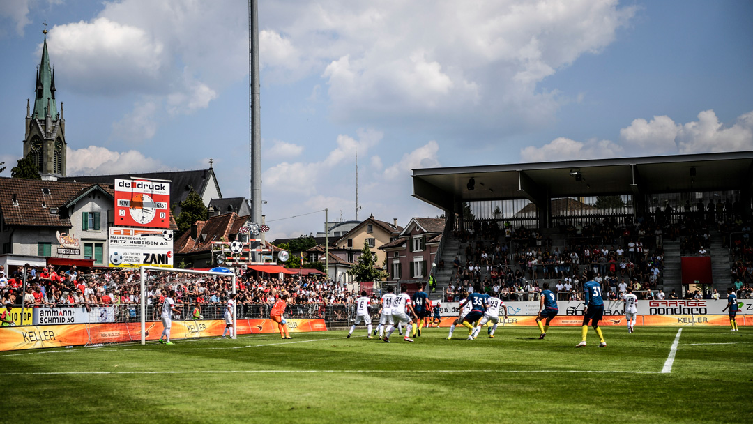 West Ham United in action in Winterthur