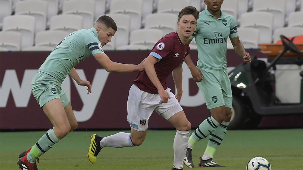 Arsenal inflict U23 London derby defeat on Hammers U23s