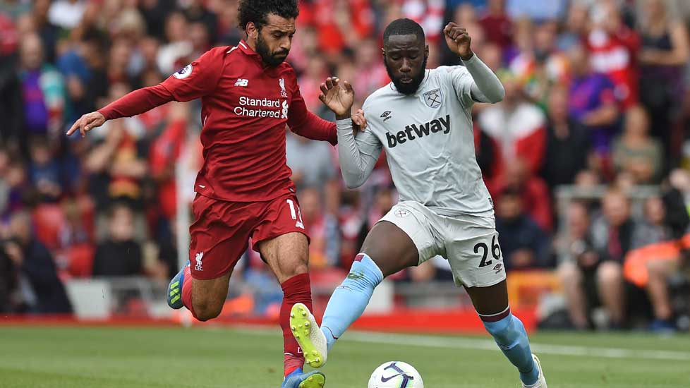 Arthur Masuaku challenges Mo Salah