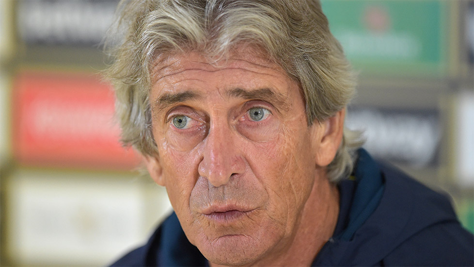 Live: Manuel Pellegrini's Press Conference