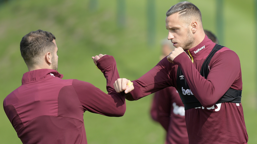 Marko Arnautovic in training