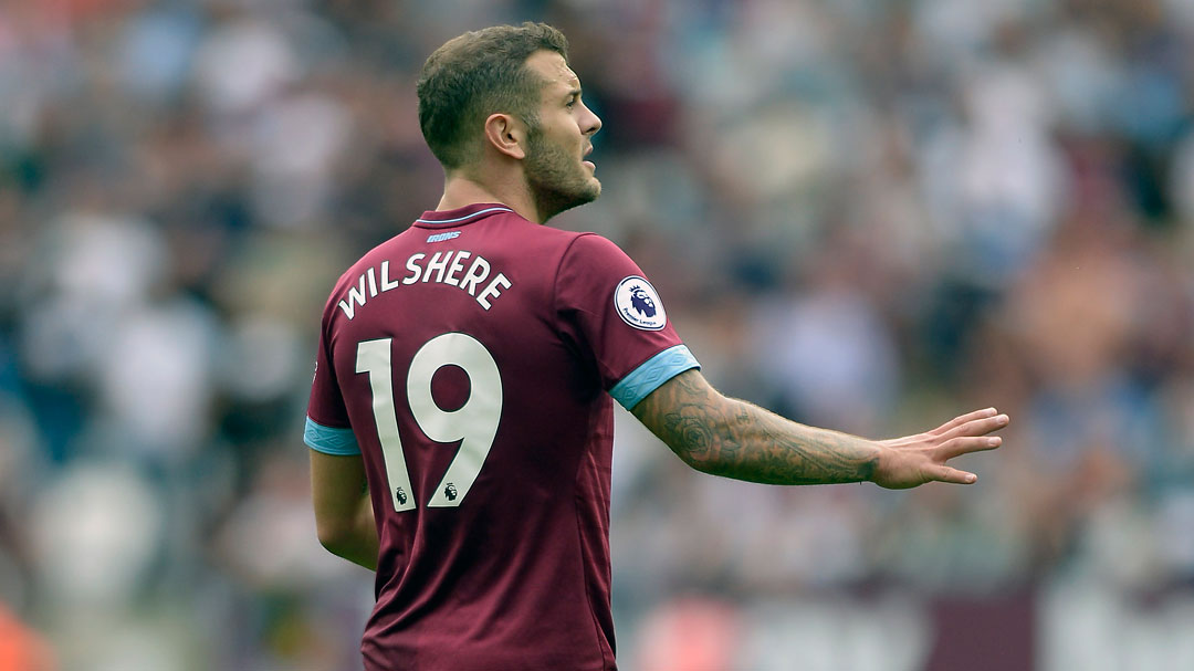 Jack Wilshere in action against AFC Bournemouth