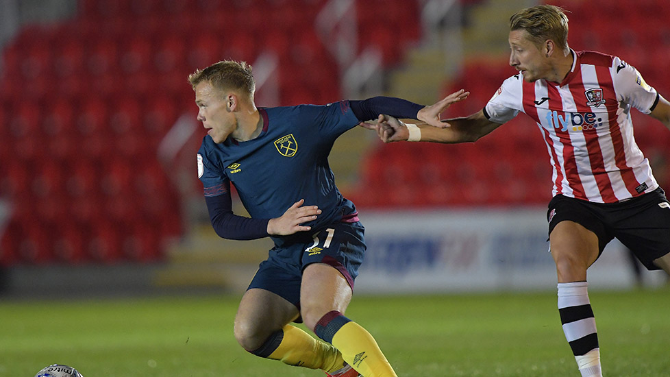 Live: Exeter City v West Ham U21