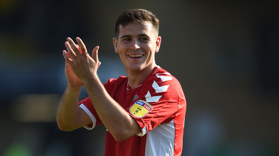 Josh Cullen in action for Charlton