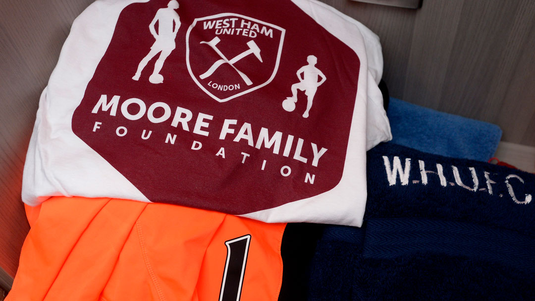 West Ham United supports the Moore Family Foundation