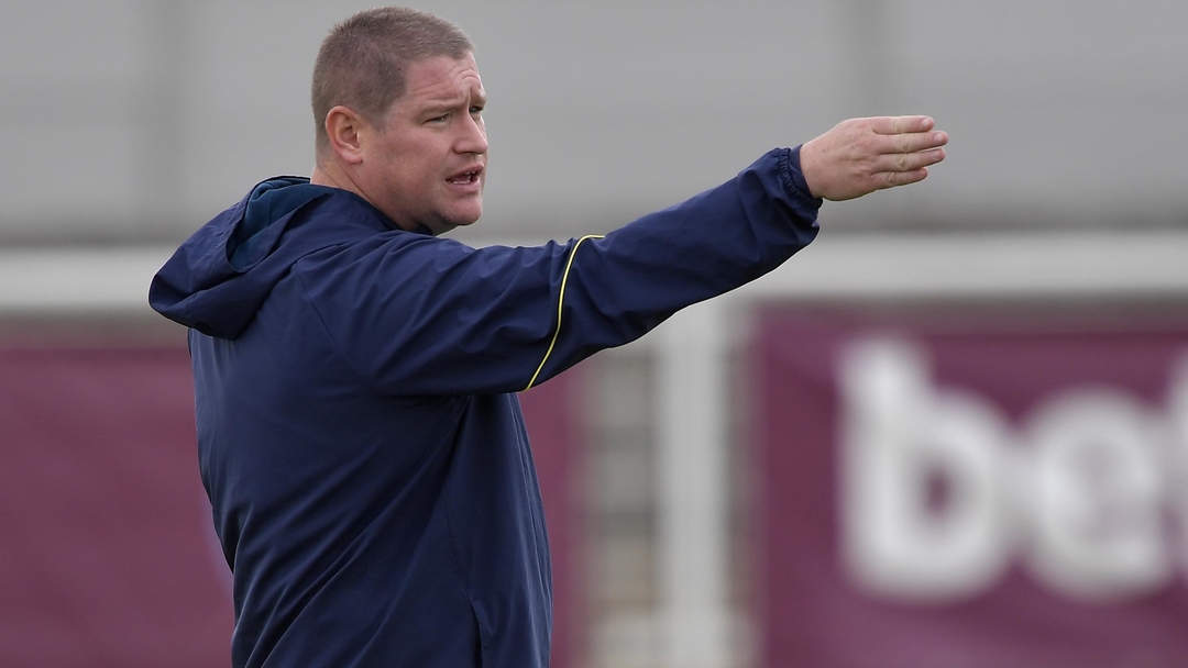 Matt Beard coaching his West Ham United team