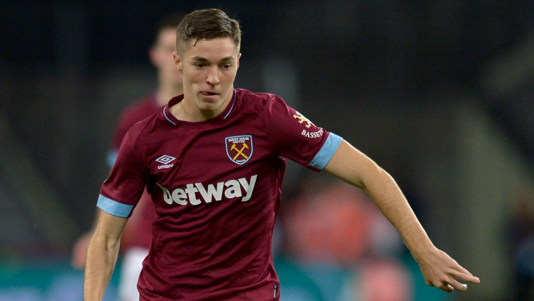 Conor Coventry made his first-team debut for the Hammers in September