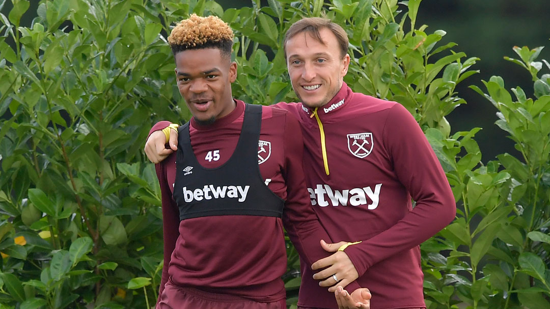 Grady Diangana and Mark Noble