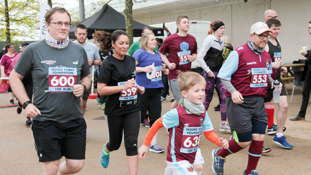 The Moore Family Foundation Fun Run was established in 2016