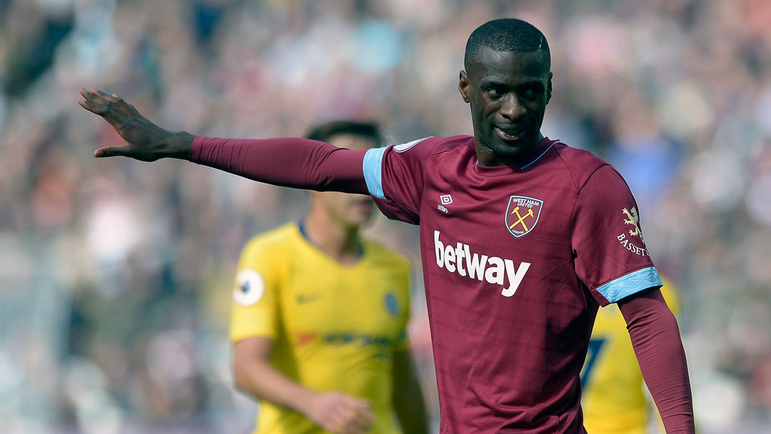 Pedro Obiang in action against Chelsea