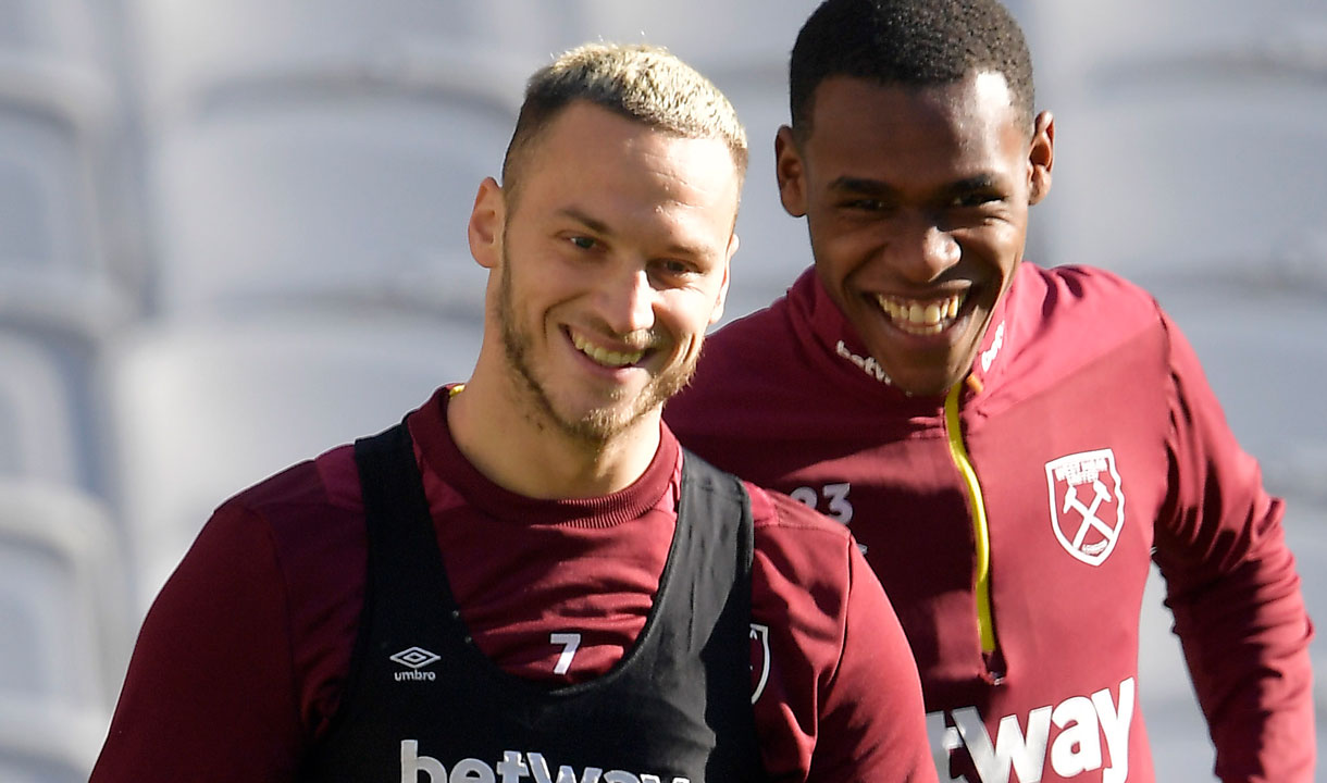 Marko Arnautovic and Issa Diop