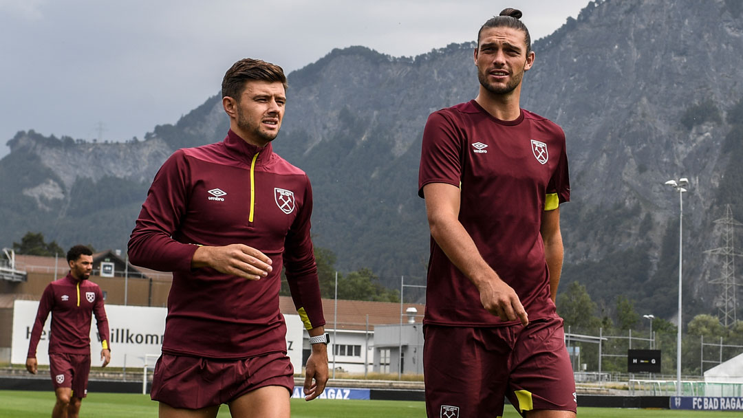 Aaron Cresswell and Andy Carroll