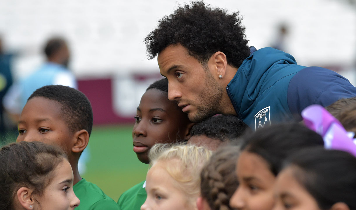 Felipe Anderson at the Players' Project launch