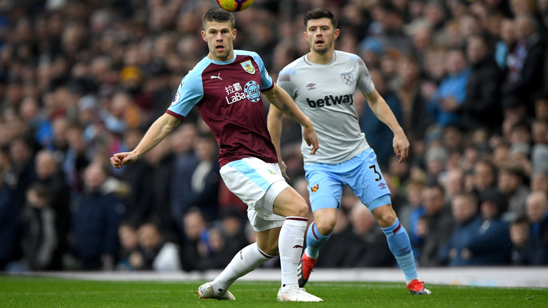 Aaron Cresswell in action at Burnley