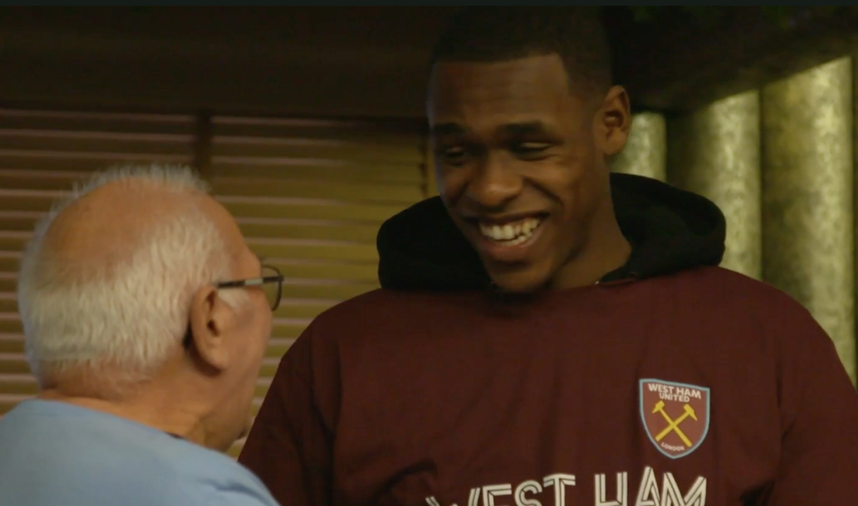 Issa Diop at the Any Old Irons party