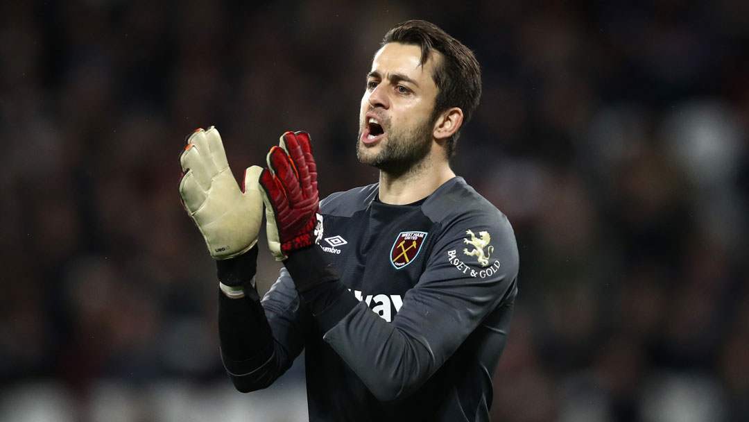 Lukasz Fabianski applauds