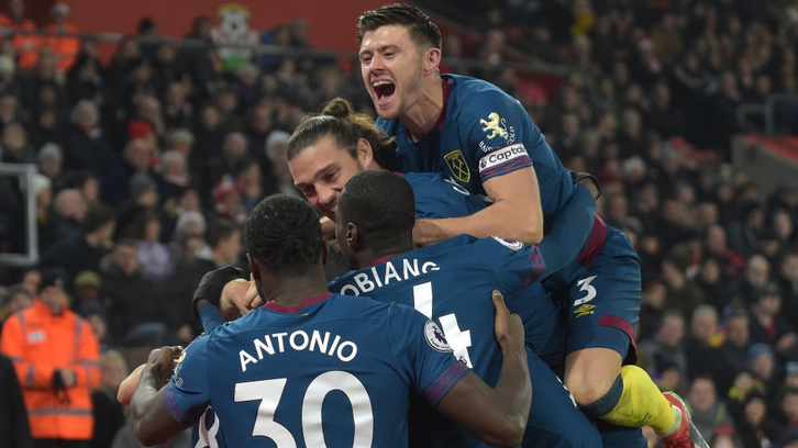 Cresswell celebrates Anderson goal