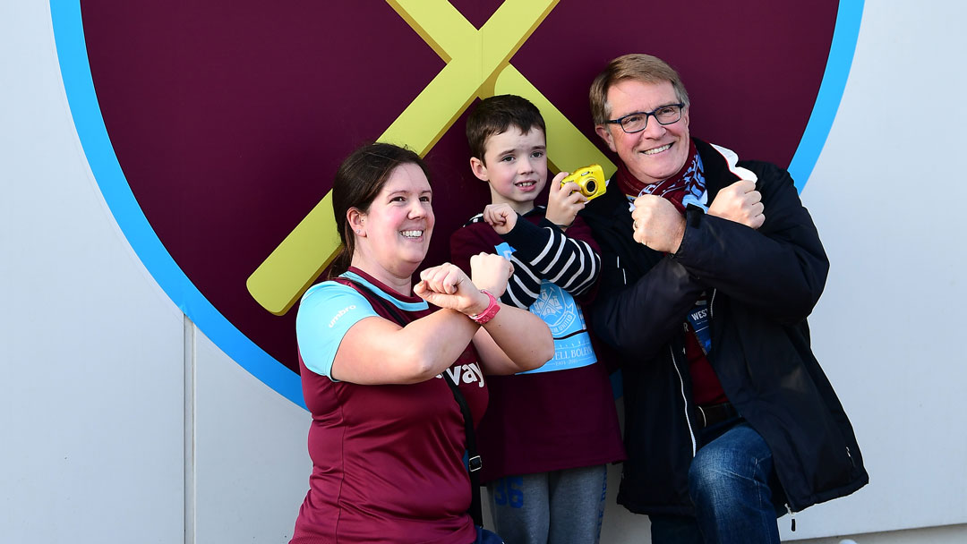 Supporters at London Stadium