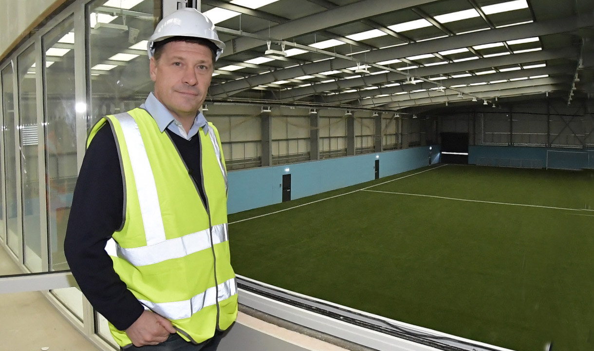 Academy legend Cottee gets a glimpse of £4m Chadwell Heath redevelopment